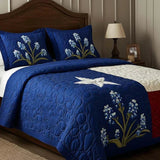 Set de lenjerie de pat matlasată cu 3 piese - Stolz Texas — imagine 3