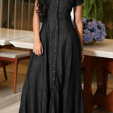 Adalynn - rochie lungă din denim — imagine 5