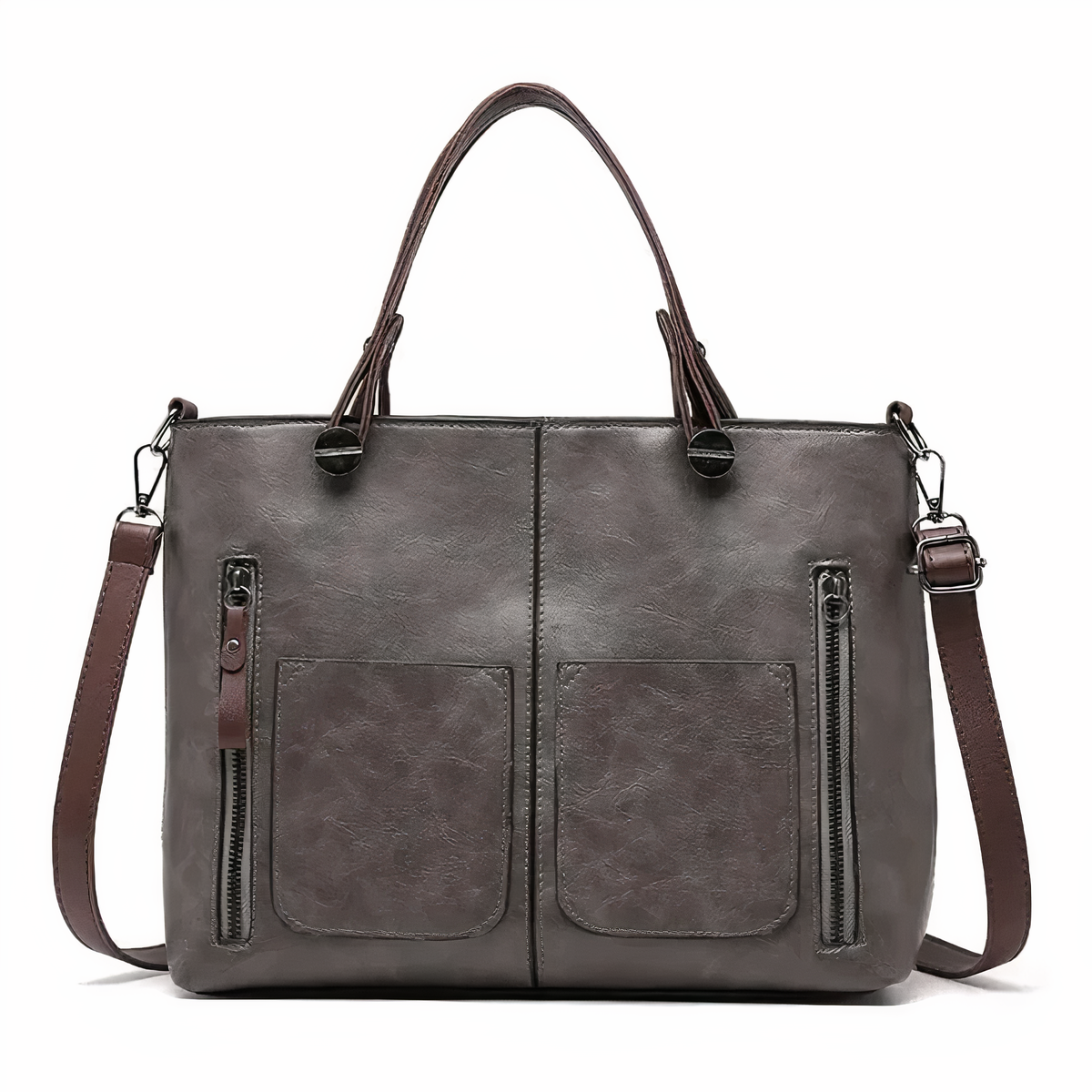 Alexandra - Geantă crossbody retro emblematică din poliuretan, piele ecologică — imagine 3