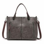 Alexandra - Geantă crossbody retro emblematică din poliuretan, piele ecologică — imagine 3