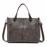 Alexandra - Geantă crossbody retro emblematică din poliuretan, piele ecologică — imagine 3
