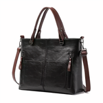 Alexandra - Geantă crossbody retro emblematică din poliuretan, piele ecologică — imagine 8