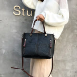Alexandra - Geantă crossbody retro emblematică din poliuretan, piele ecologică — imagine 9