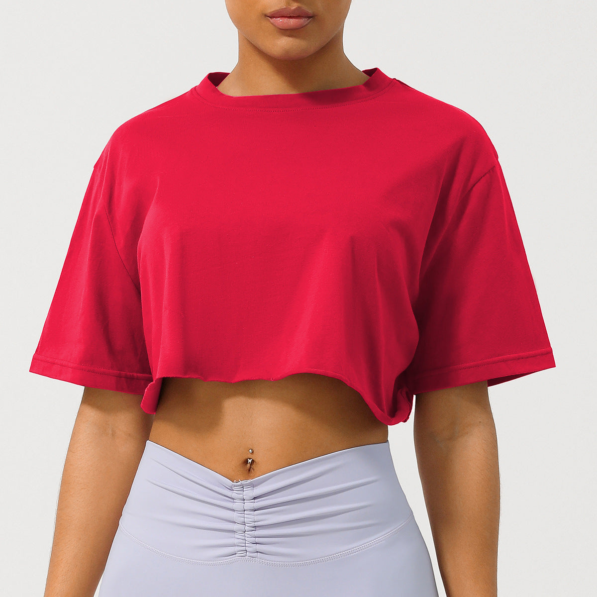 Alyssa - Tricou scurt cu croială lejeră — imagine 4