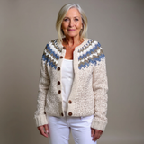 Alyssa - Cardigan islandez retro — imagine 1