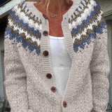 Alyssa - Cardigan islandez retro — imagine 2