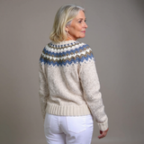 Alyssa - Cardigan islandez retro — imagine 3