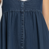 Amara - rochie maxi retro din denim — imagine 4