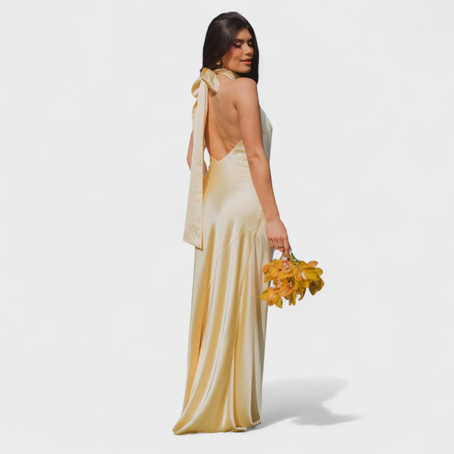 Amelia - rochie cu fundă de satin — imagine 7