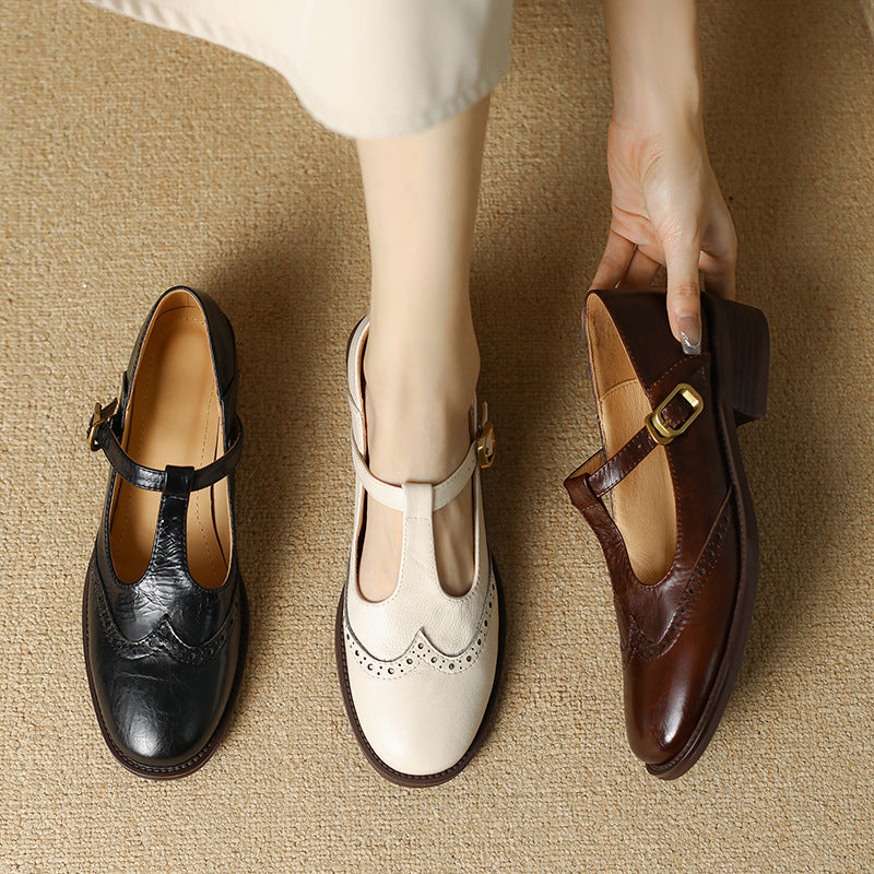 Amelie - pantofi clasici cu barete pentru femei — imagine 10