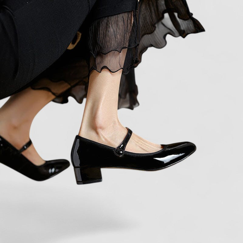 Andrea - pantofi Mary Jane — imagine 4