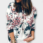 Andreia - jachetă bomber elegantă cu imprimeu floral — imagine 1