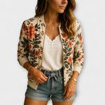 Andreia - jachetă bomber elegantă cu imprimeu floral — imagine 6