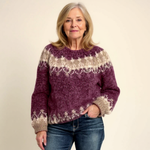 Angela - Pulover retro tricotat — imagine 7