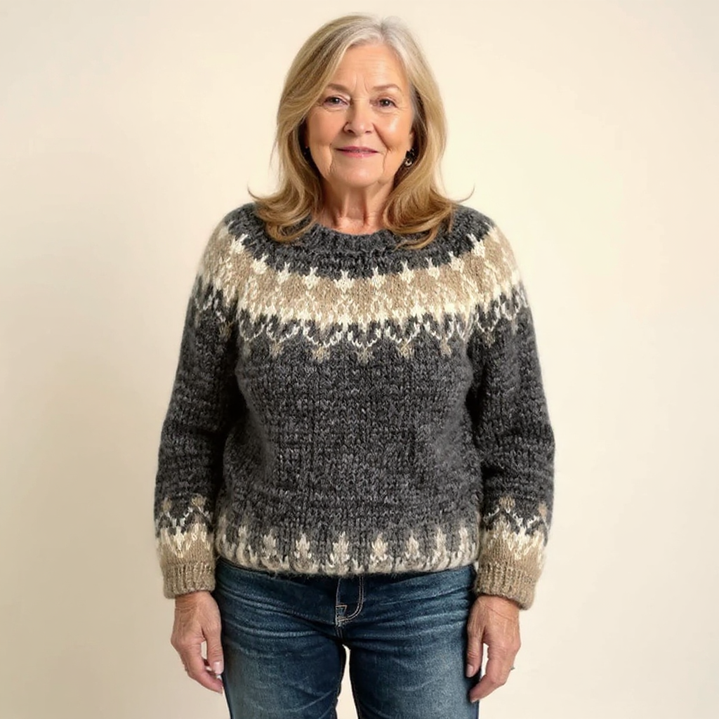 Angela - Pulover retro tricotat — imagine 9