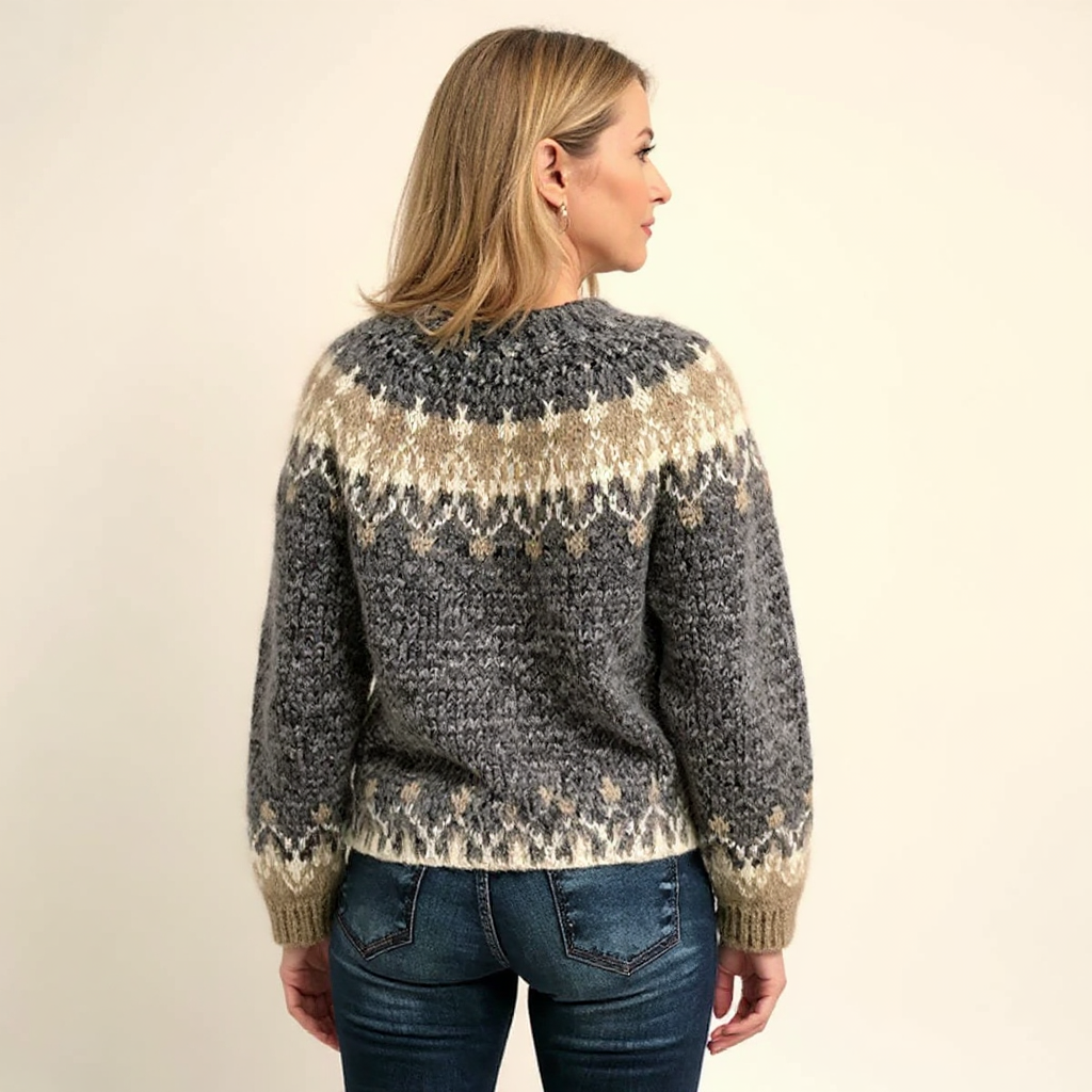 Angela - Pulover retro tricotat — imagine 11