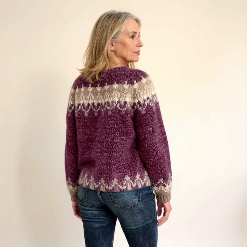 Angela - Pulover retro tricotat — imagine 12
