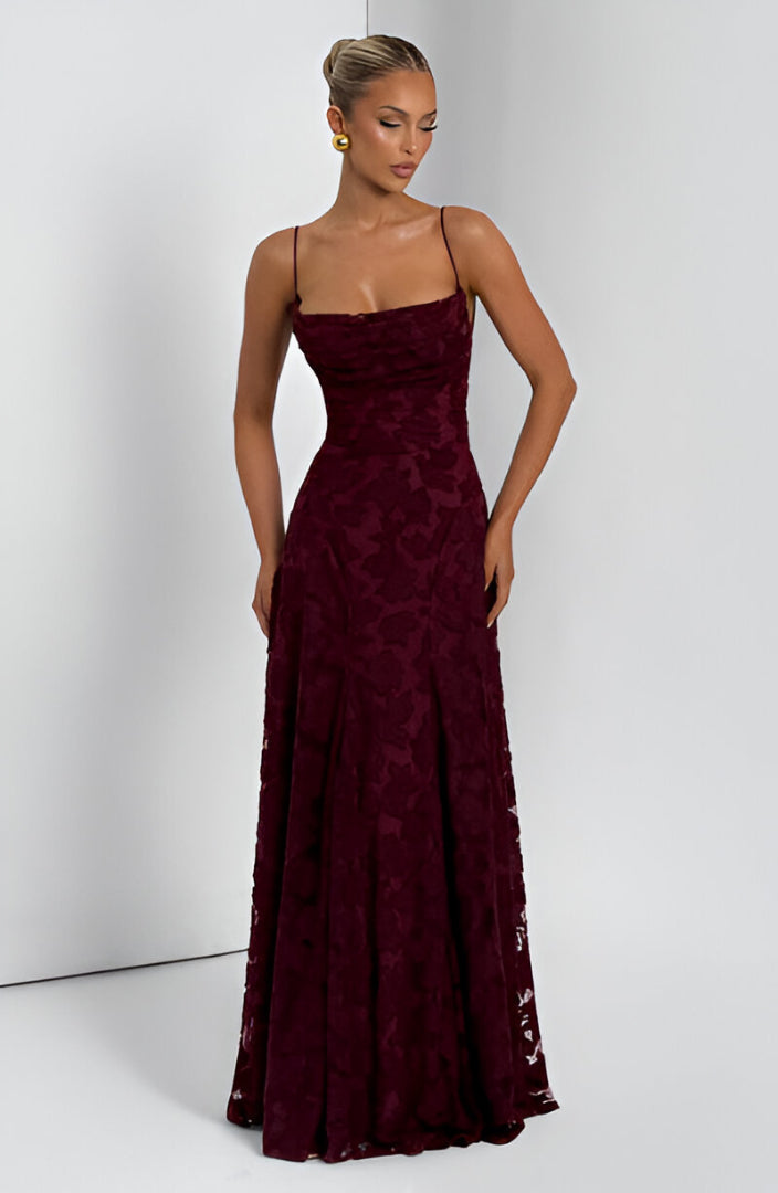 Anna - rochie lungă cu dantelă — imagine 4