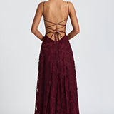 Anna - rochie lungă cu dantelă — imagine 5