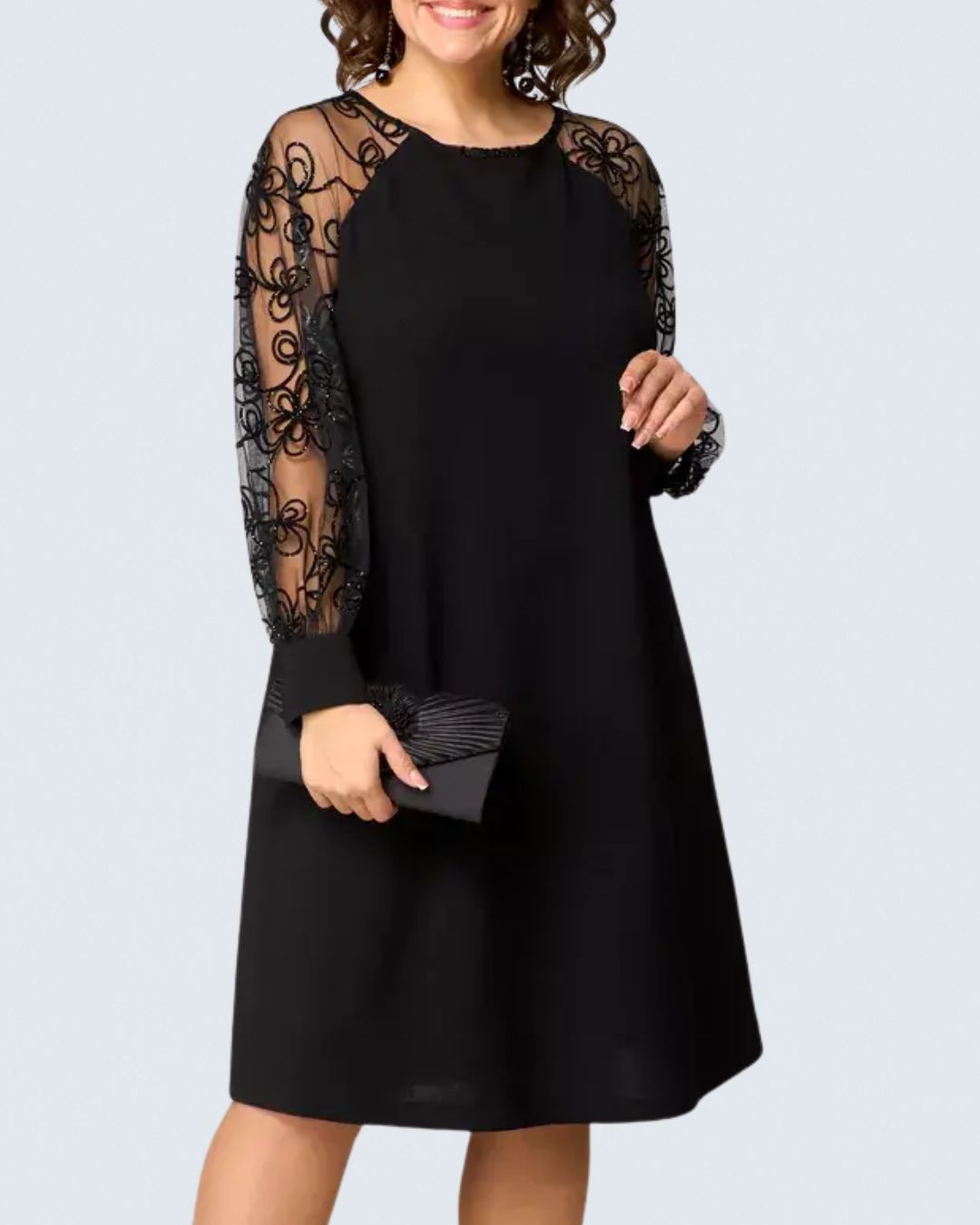 Anna - rochie midi clasică — imagine 1