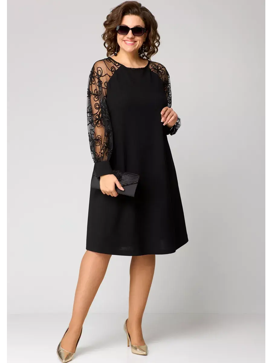 Anna - rochie midi clasică — imagine 2