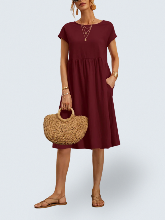 Aria - rochie casual cu buzunar — imagine 1