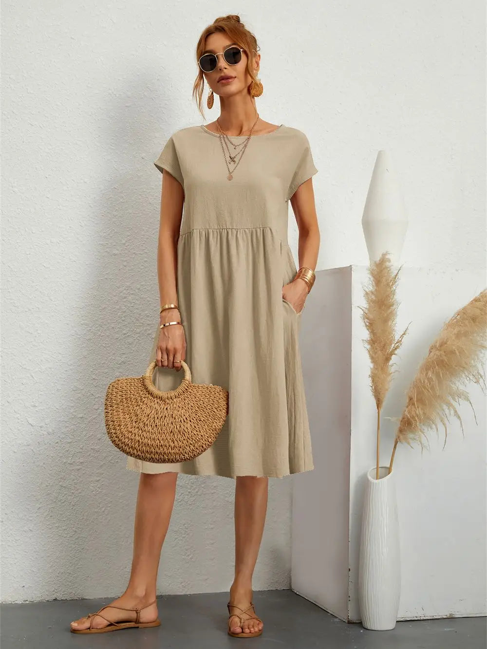 Aria - rochie casual cu buzunar — imagine 4