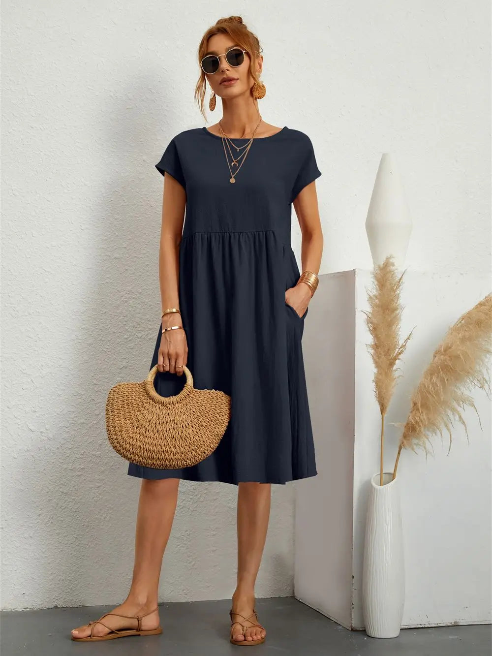 Aria - rochie casual cu buzunar — imagine 6
