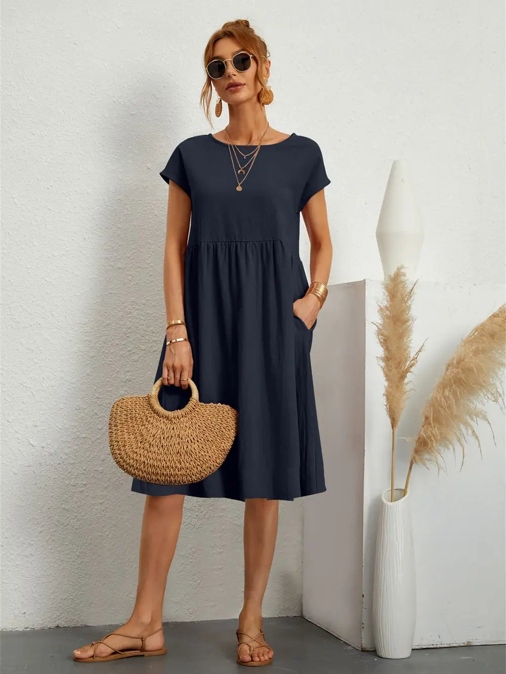 Aria - rochie casual cu buzunar — imagine 9