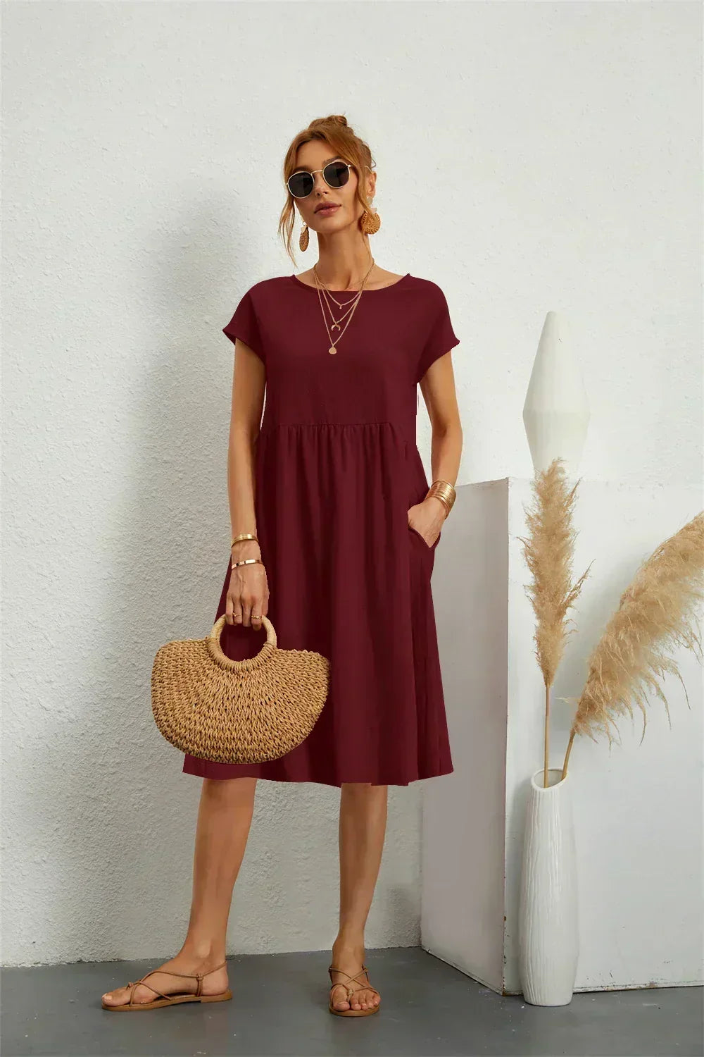 Aria - rochie casual cu buzunar — imagine 10