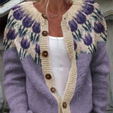Ashley - Cardigan islandez retro — imagine 2