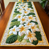 Traversă de masă - Flori de frangipani — imagine 1