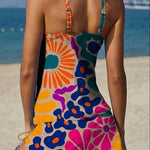 Aurora - tankini cu imprimeu floral și pantaloni scurți care controlează abdomenul — imagine 3