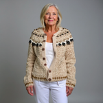 Avery - cardigan islandez retro — imagine 1