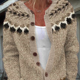 Avery - cardigan islandez retro — imagine 2