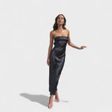 Avery - Rochie din satin fără mâneci — imagine 2
