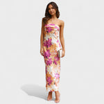 Avery - Rochie din satin fără mâneci — imagine 5