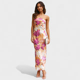 Avery - Rochie din satin fără mâneci — imagine 5