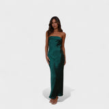 Avery - Rochie din satin fără mâneci — imagine 7
