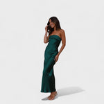 Avery - Rochie din satin fără mâneci — imagine 8