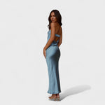 Avery - Rochie din satin fără mâneci — imagine 12