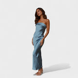 Avery - Rochie din satin fără mâneci — imagine 13