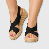 Bailey - sandale elegante tip espadrilă — imagine 1