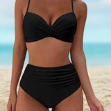Bailey - bikini elegant cu talie înaltă — imagine 4