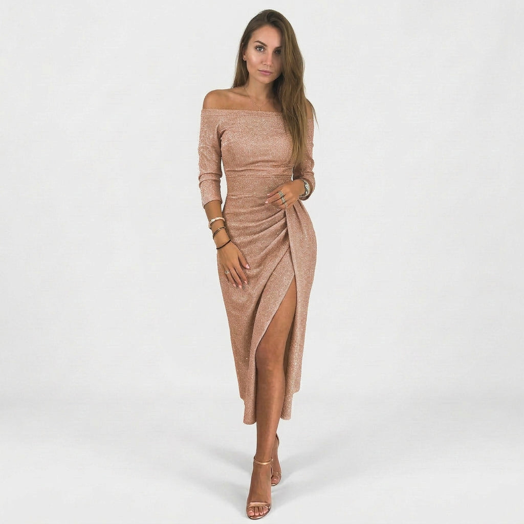 Bailey - rochie elegantă cu umerii goi — imagine 1