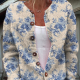 Bailey - Pulover cardigan tricotat retro — imagine 1