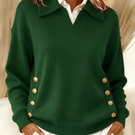 Barbara - Guler de tricou cu nasturi aurii — imagine 7