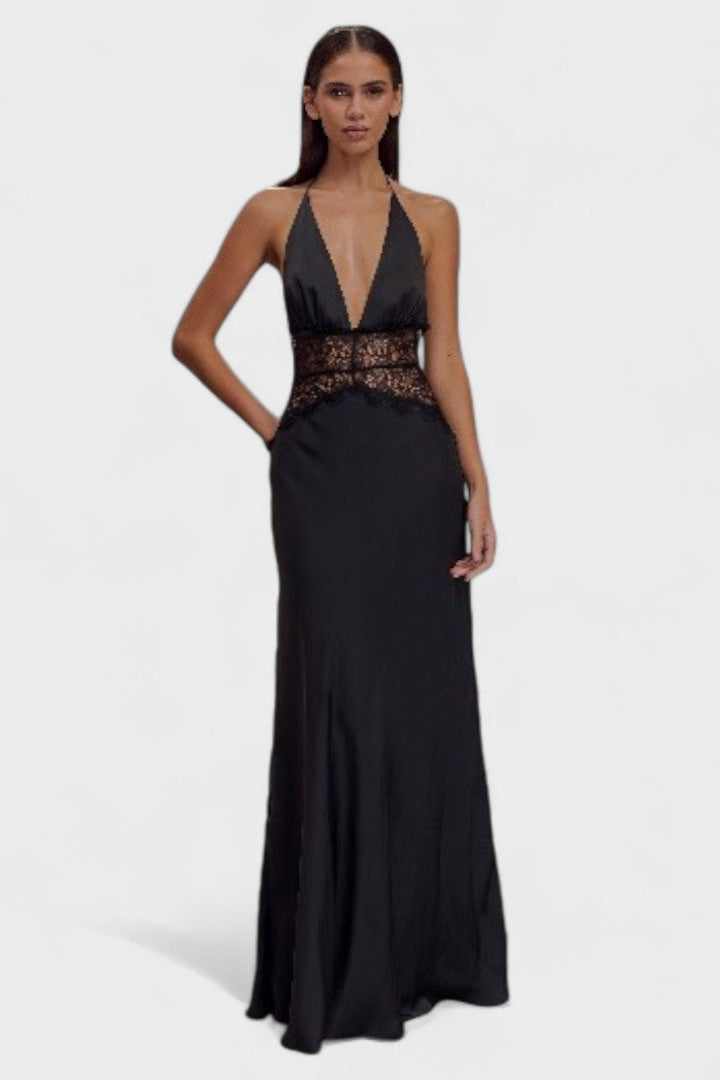 Bethany - Rochie din dantelă și satin — imagine 1