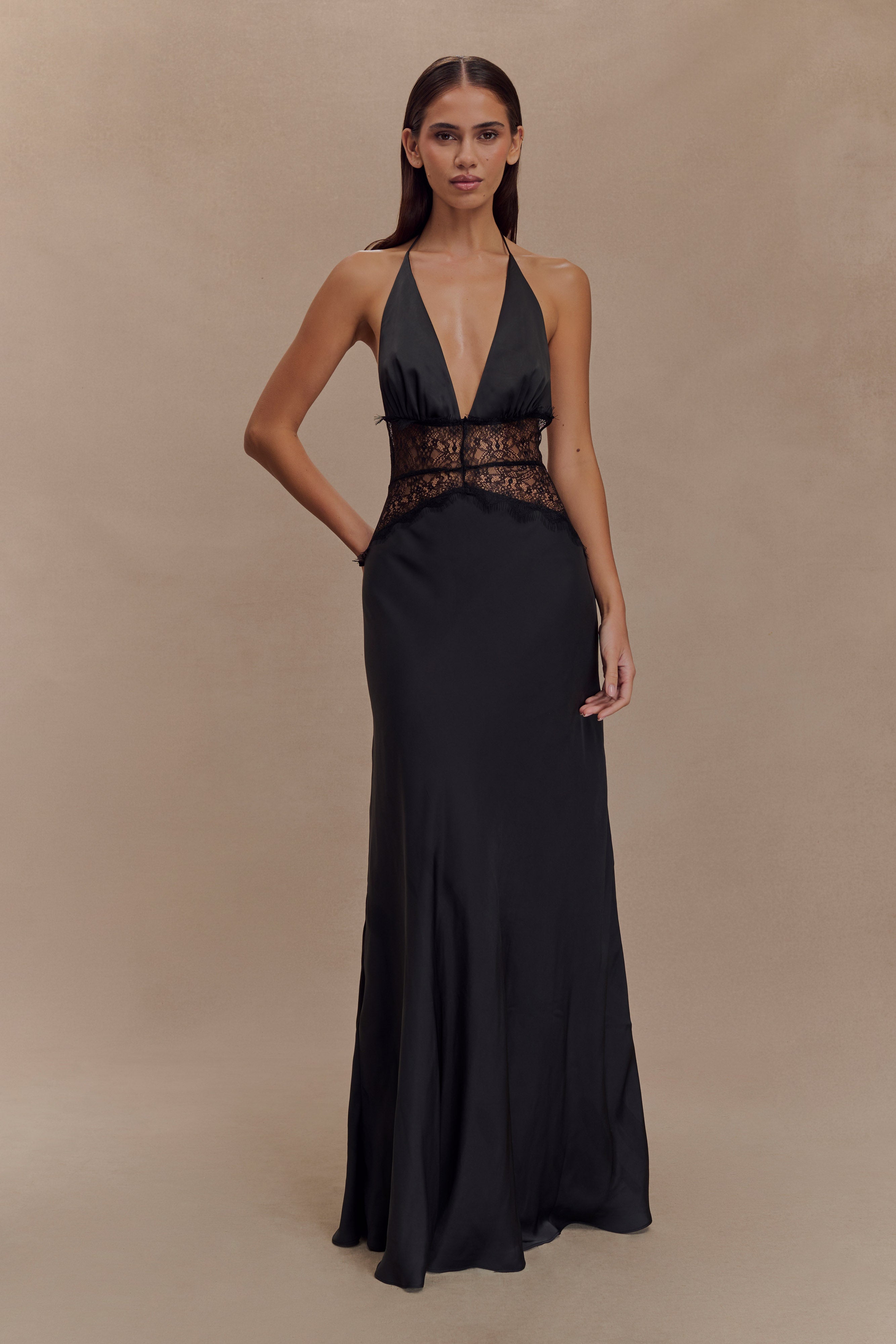 Bethany - Rochie din dantelă și satin — imagine 2