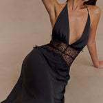 Bethany - Rochie din dantelă și satin — imagine 4